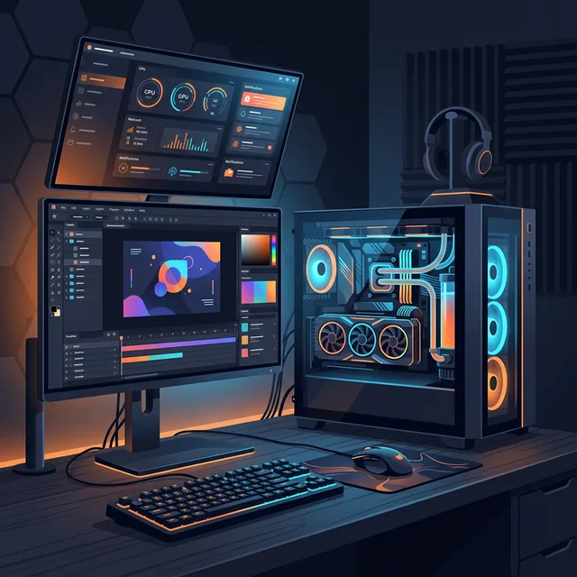 Desktop PC repair at home in Mumbai — boot failure, hardware diagnosis, system cleanup